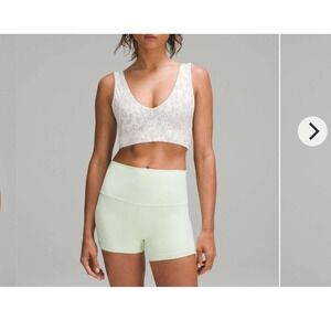 LululemonAlignTankTopWild Bluebell Leopard Print Ne CroppedAthletic WomenSize 10